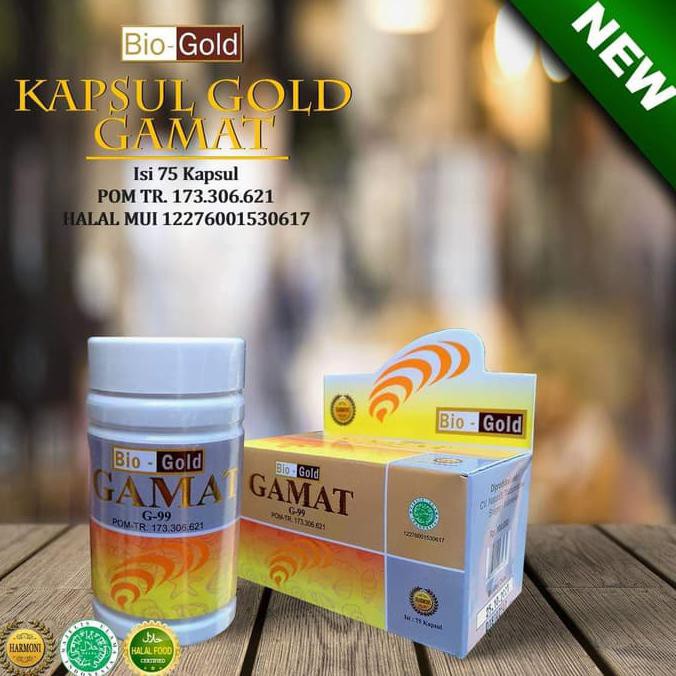Ekstrak Gamat Emas ( Gold Gamat ) Harmoni 75 kapsul BPOM Asli Original Kode 509