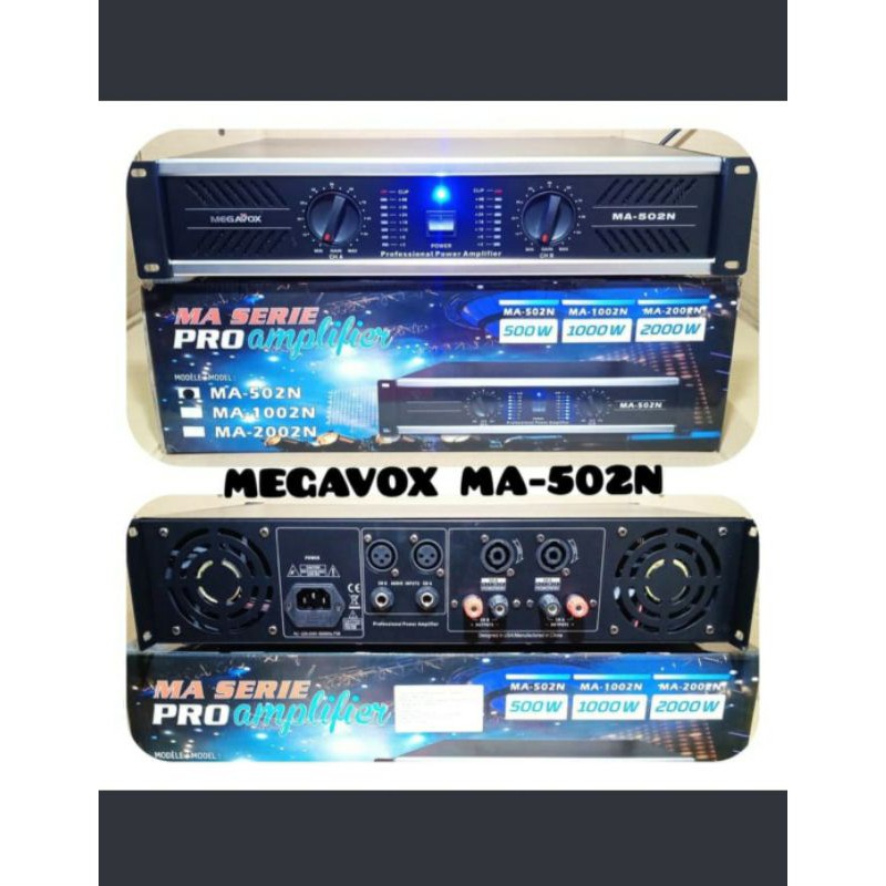 power amplifier megavox ma502 ma 502 original