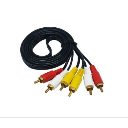 Cable av Rca 3 NB 3 meter m-m gold std for dvd amplifier - ofc audio video-s 3-3 3m male cable