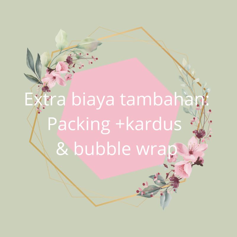 Packing kardus dan bubble wrap tambahan