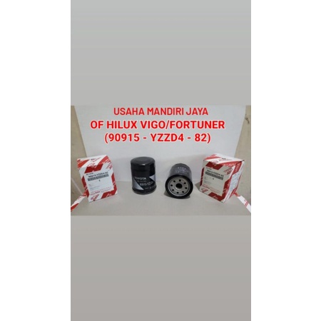 FILTER OLI SARINGAN OLI HILUX VIGO FORTUNER INNOVA DISEL 90915-YZZD4