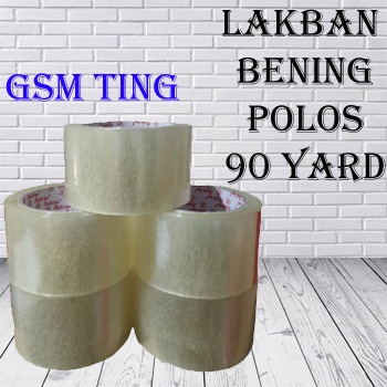 

Lakban Polos UK 45mm X 90 Yard Bening