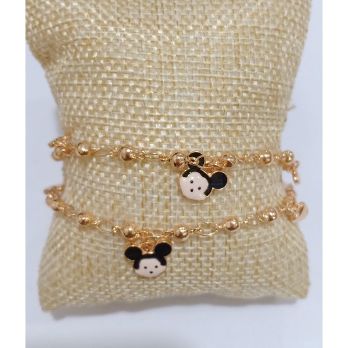 gelang rantai anak permata MICKEY