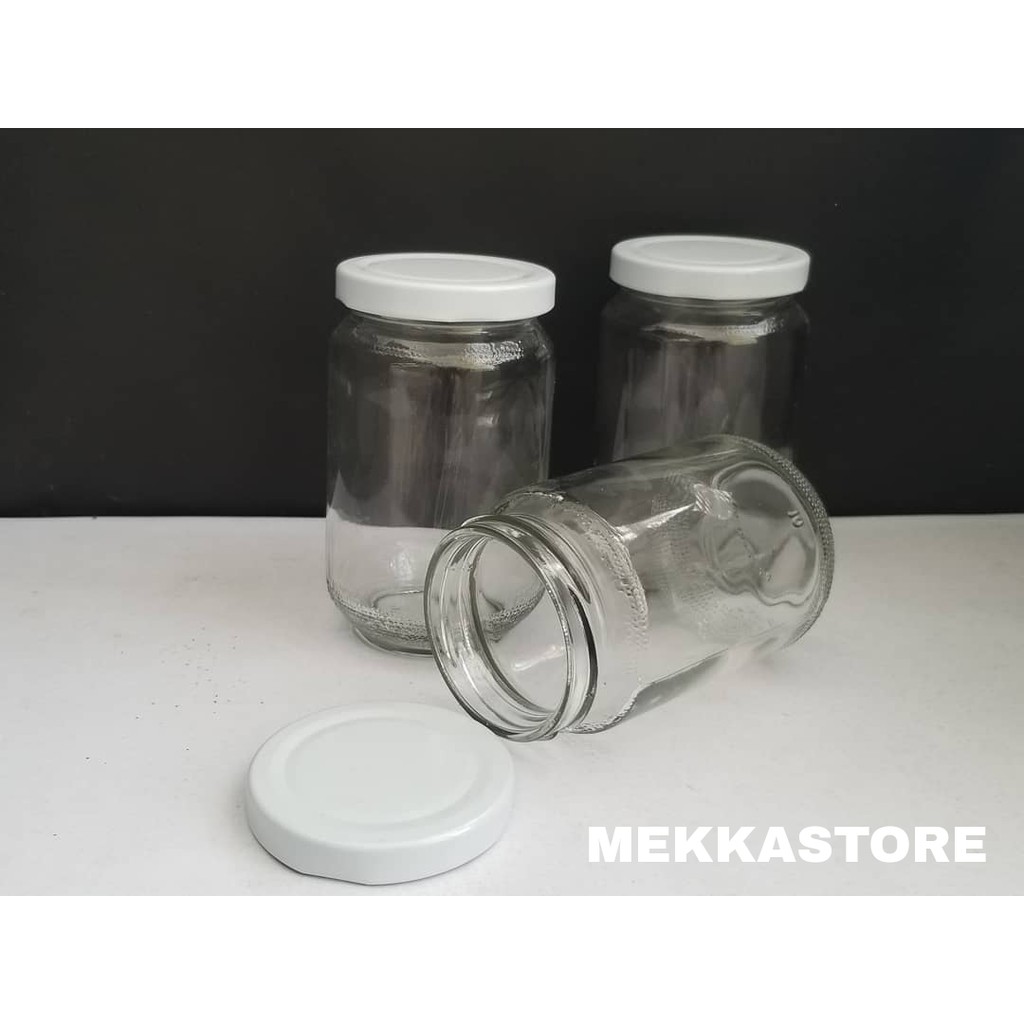 BJ1,0LCC TOPLES BUMBU STOPLES MINI KECIL WADAH KACA HIAS TEBAL
