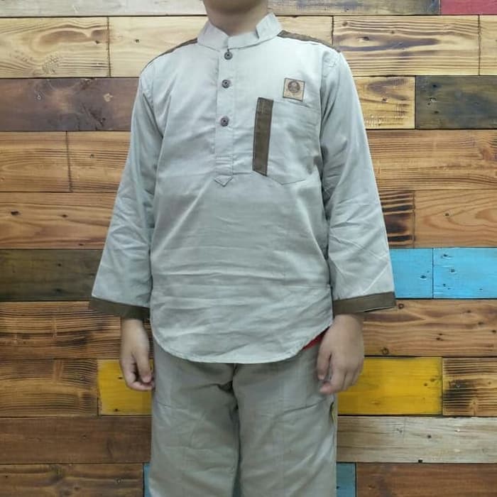 baju koko anak al amwa- baju setelan anak al amwa muslim tokoabdu