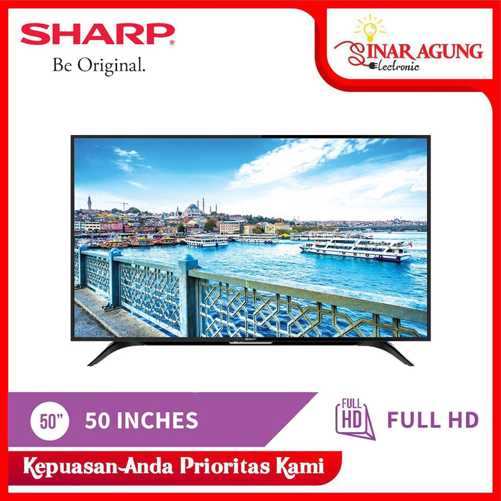 SHARP 2T-C 50 AD1I LED TV Full HD [50 Inch] -Black | Shopee Indonesia