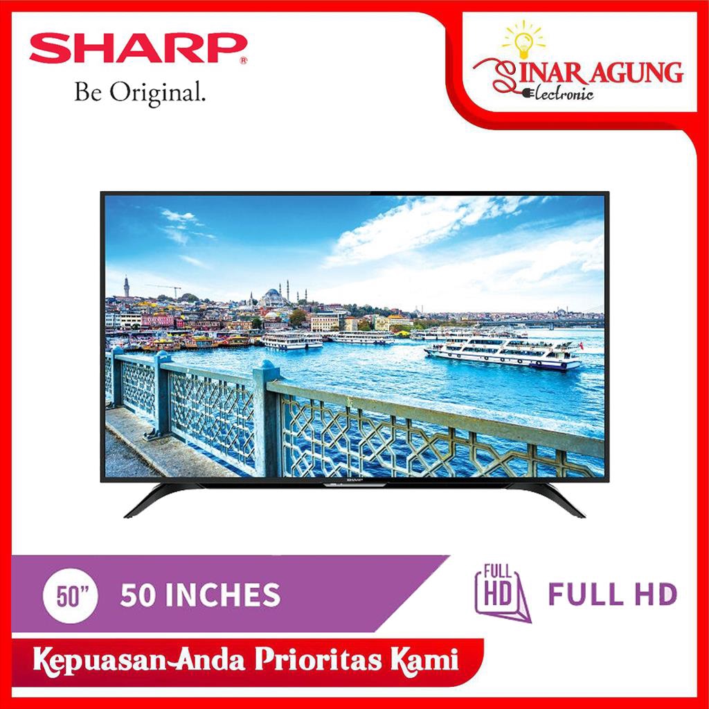 SHARP 2TC 50 AD1I LED TV Full HD [50 Inch] Black Shopee Indonesia