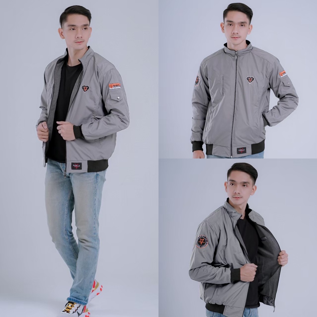 Jaket Black Diamond | Jaket Unisex Pria &amp; Wanita | Original Rebel ID | Dhea Fashion