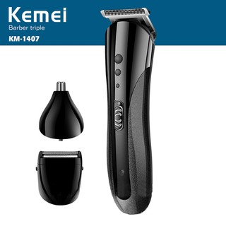 Mesin Cukur Rambut Kemei Km1407 Peralatan Barbershop  Mesin 