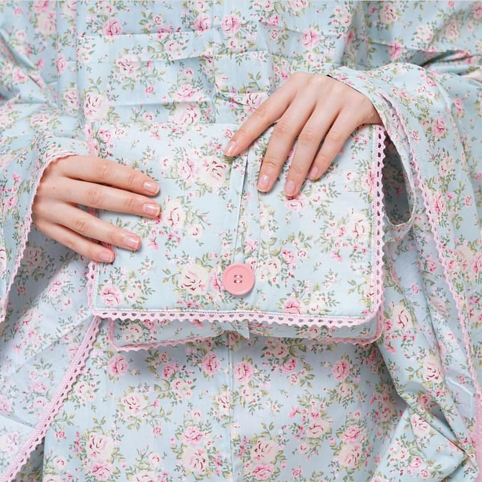 Mukena wanita Mukena Katun design by Jepang merek GIGGLES Daily Cantik jumbo termurah putih polos Mu