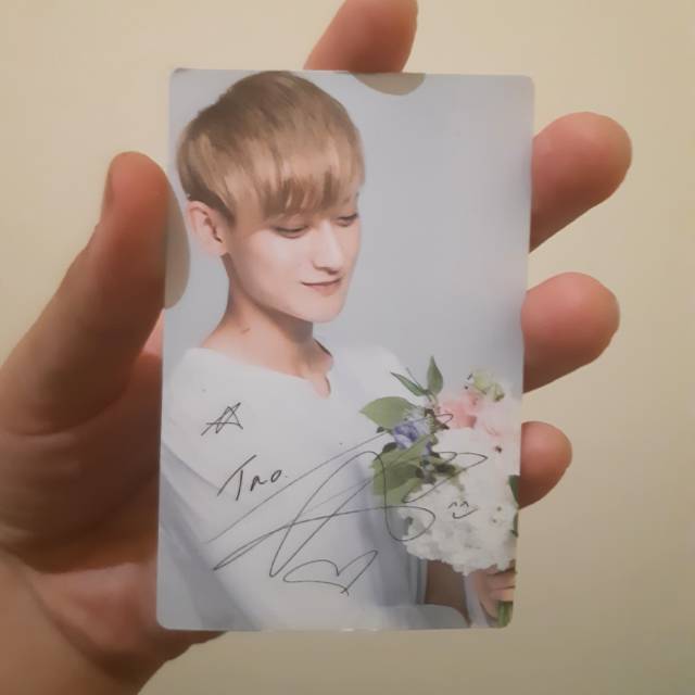 EXO TAO NATURE REPUBLIC PHOTOCARD ORIGINAL