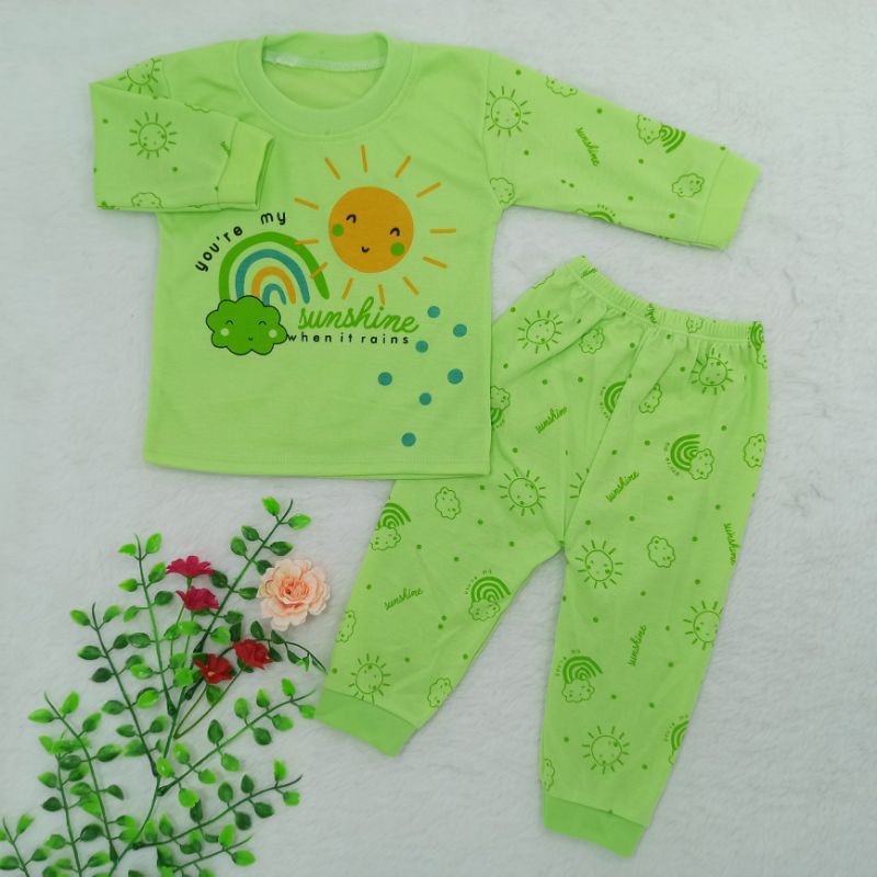 [Ss-8051] Pakaian Anak Perempuan size 0-12bulan, Piyama Bayi, Baju Tidur Anak Murah Berkualitas