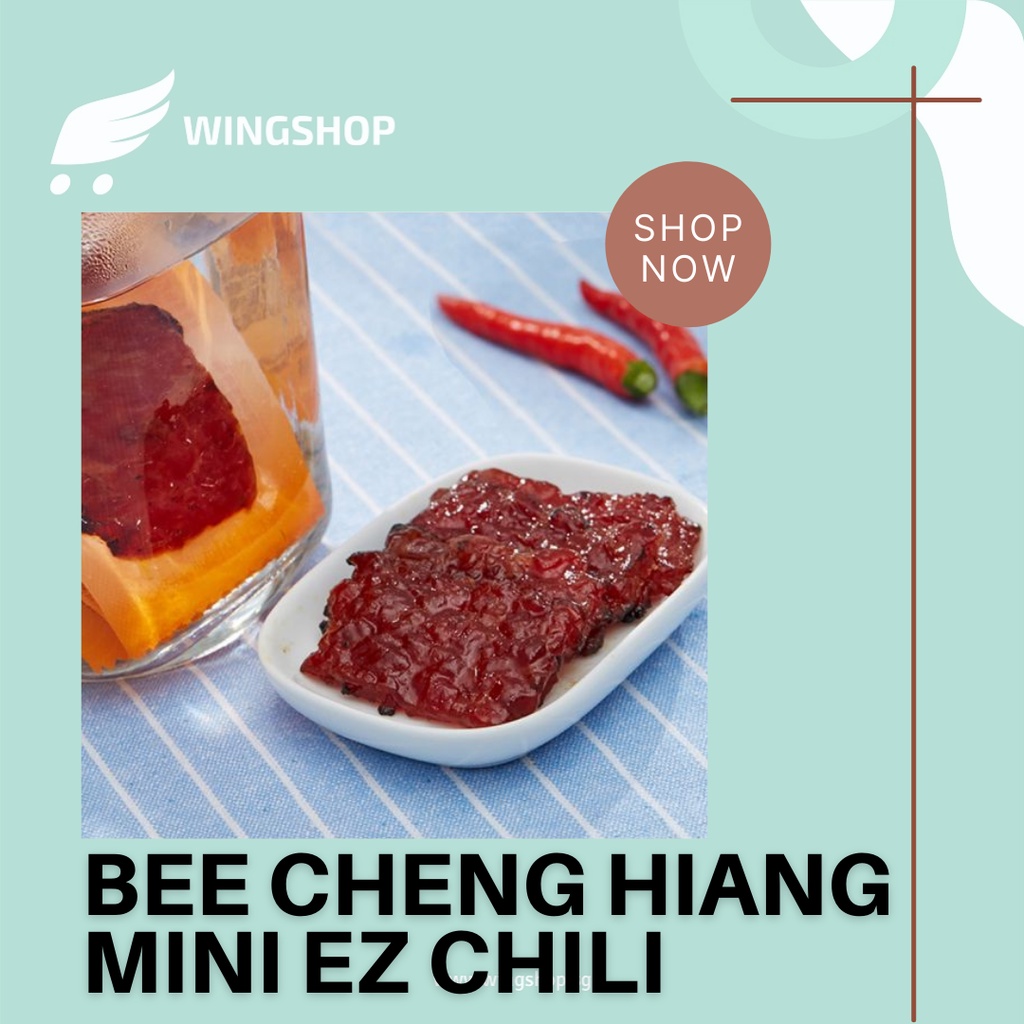 

(PO) Bee Cheng Hiang Mini EZ Chilli Pork - Bee Cheng Hiang Dendeng Pedas 300 gr