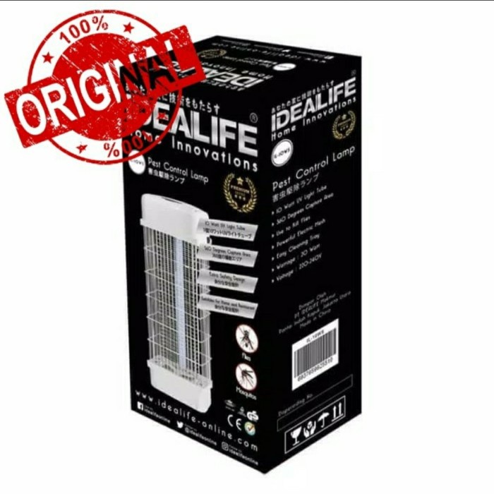 

Lampu Nyamuk Idealife IL10WS ORIGINAL Pest Control Lamp Insect Killer