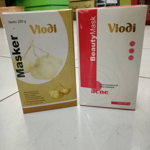 VIODI MASKER 250GR / MASKER BENGKOANG / MASKER JERAWAT / MASKER WAJAH SALON