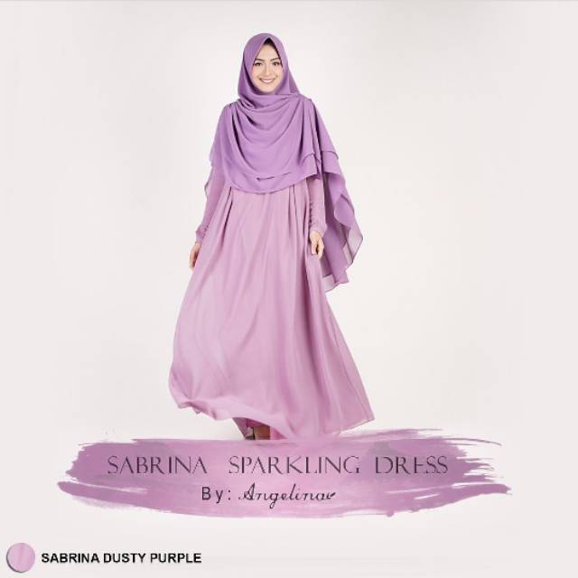 Sabrina Dress Sabrina Sparkling Dusty Purple AA Atelier Angelina