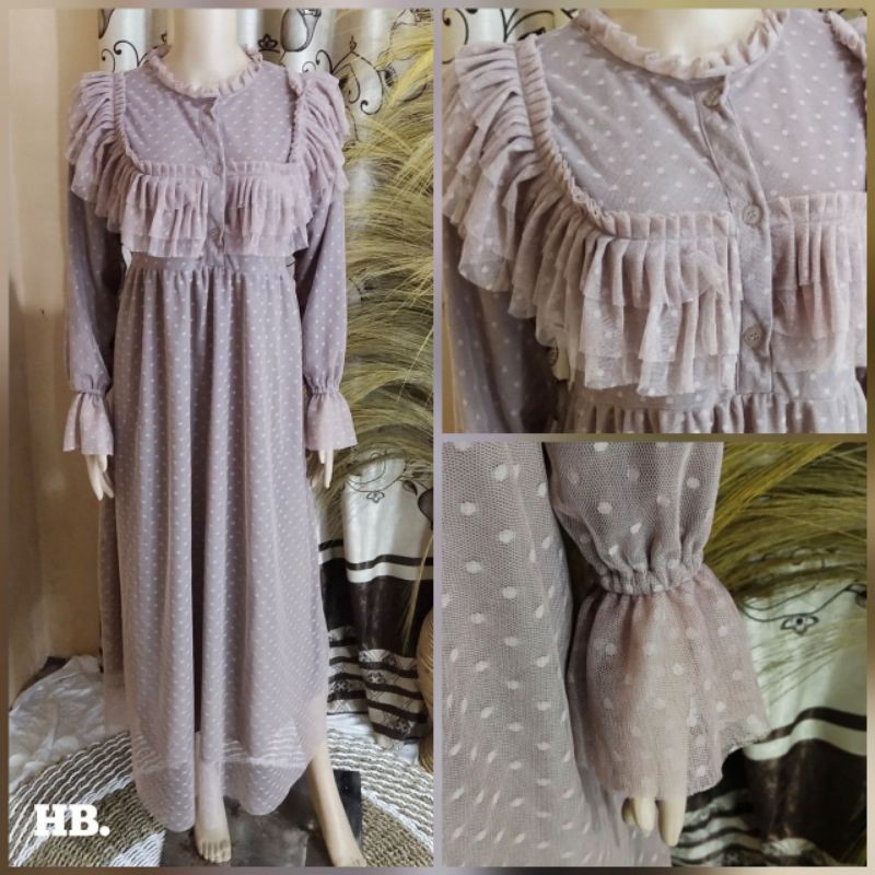 EKSKLUSIF GAMIS TILLE DOTTI NAYSILLA best seller terlaris termurah kekinian