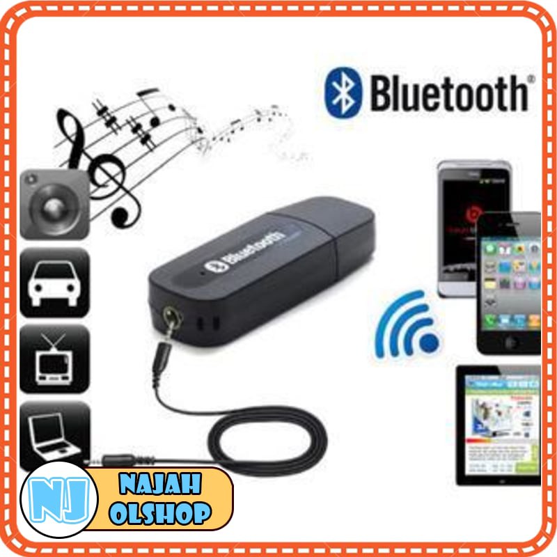 Bluetooth Wireless Audio Receiver CK-02 USB Kabel Aux Jack 3.5mm - Music Bluetooth Receiver Musik