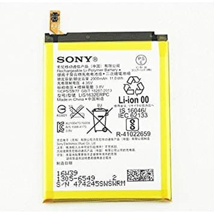 Baterai for type soni xperia XZ