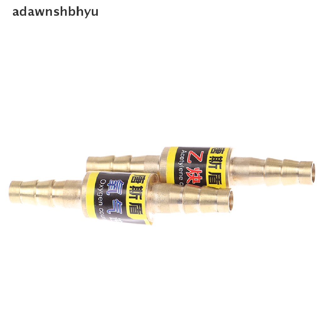 Adawnshbhyu 1pcs Pipa Flasback Pemulih Bahan Bakar Acetylene &amp; Oxygen Check Safety Valve