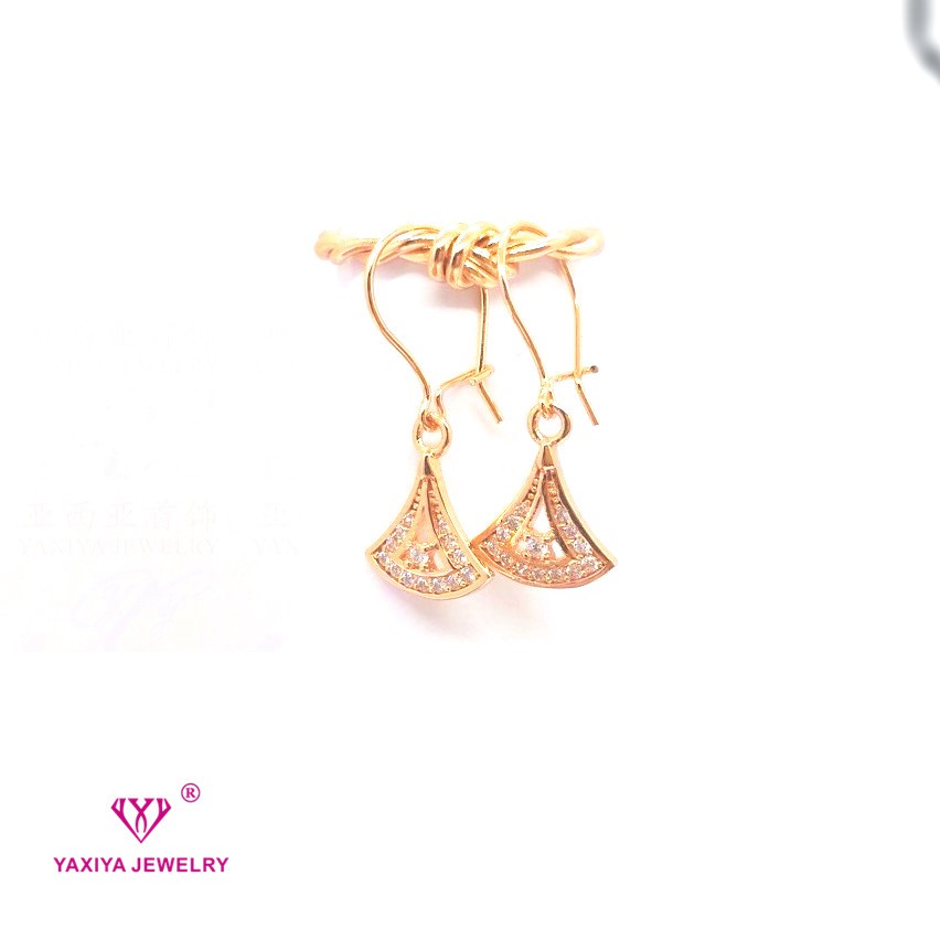 

Anting Permata Lapis emas Perhiasan imitasi Gold18k Yaxiya Jewelry 277