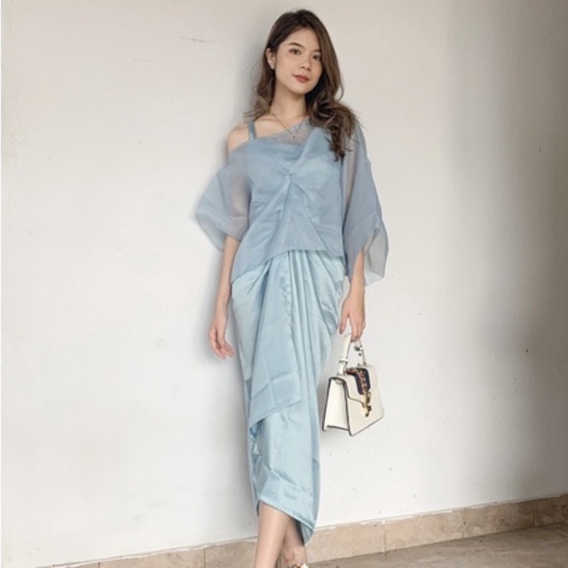 Hyuna Set by NAMELIS (Set Organza / Set Kondangan / Baju Pesta)-3