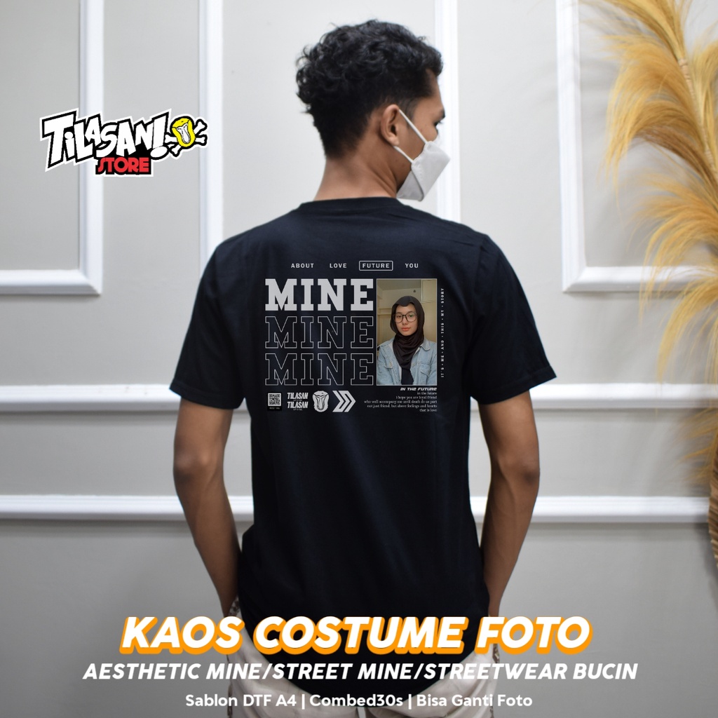 BISA REQUEST PHOTO TILASANCLOTH / Kaos Bucin / Kaos Sablon / Sablon Kaos / Kaos Couple / kaos mine /