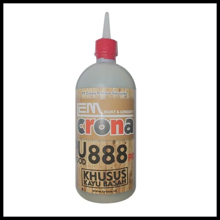 

Ready Stock Crona Pu Wood 888 Lem Khusus Kayu Basah 450Gr