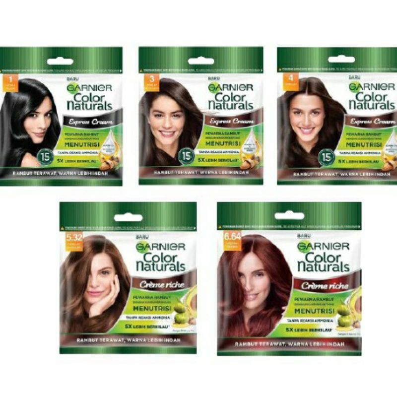 GARNIER COLOR NATURALS PEWARNA RAMBUT SACHET