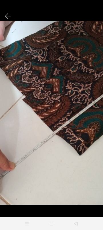 Batik Anak Cowok Lengan Pendek Navy Katun Premium