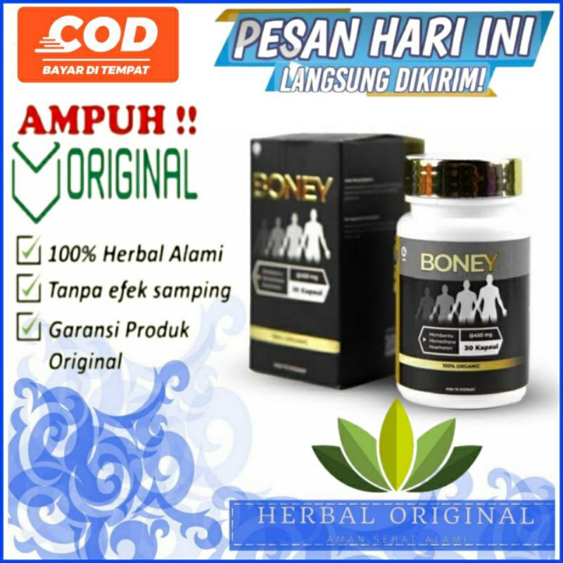 KAPSUL BONEY ASLI PENINGGI BADAN 100%ORIGINAL