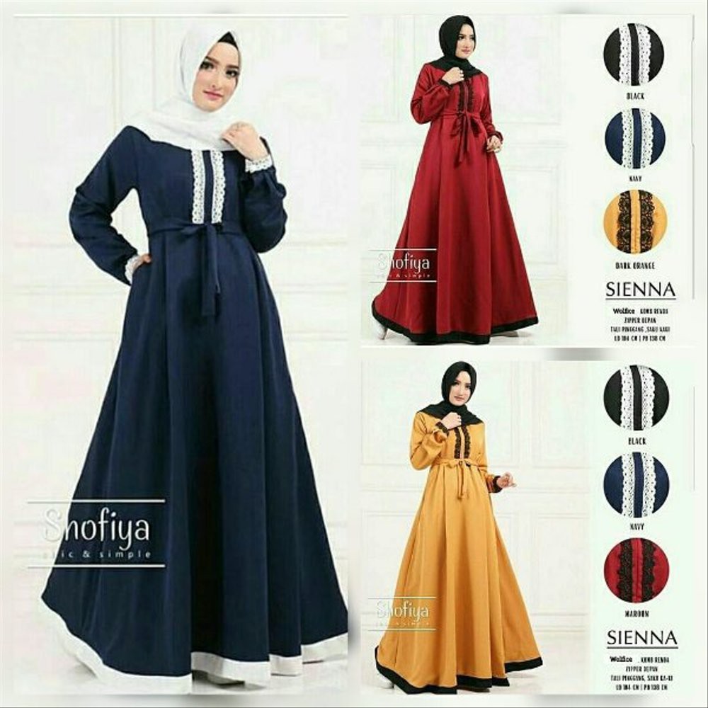 GAMIS BALOTELLI KOMBINASI RENDA BUSUI - gamis balotelli renda BEST SELLER