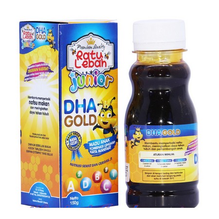 Madu Anak Ratu Lebah Junior DHA GOLD plus Omega 3