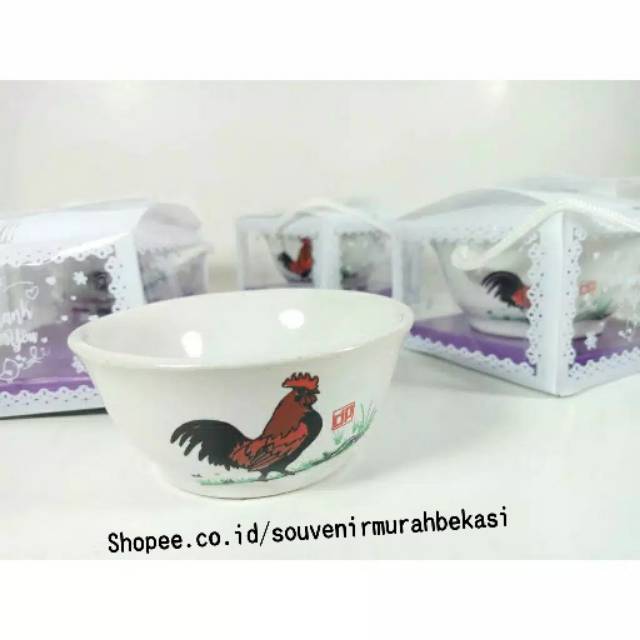 mangkok ayam jago mini murah
