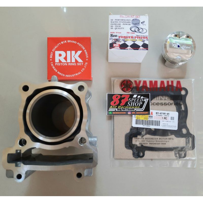 Blok set vixion Bore up jupiter mx 150cc Harian touring Forged piston