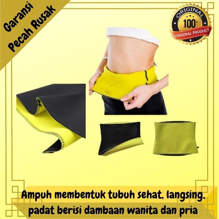 Promo KORSET PELANGSING Pembakar lemak PERUT Buncit PRIA WANITA HOT SHAPER WAIST NEOTEX Asli Origina