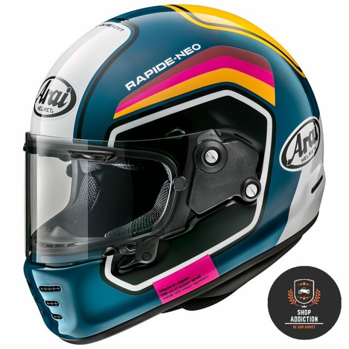 ARAI NEO NUMBER BLUE | HELM FULL FACE | ORIGINAL ARAI JAPAN | SNI