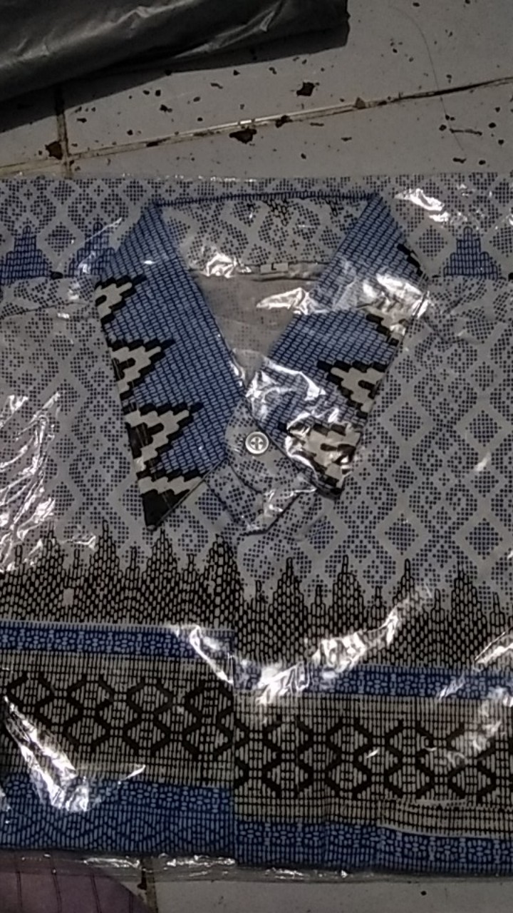 Bswart Batik Hrb026 Kenongo Hem Pendek Padi Pekalongan M L Xl Batik Pria Murah Modern Grosir