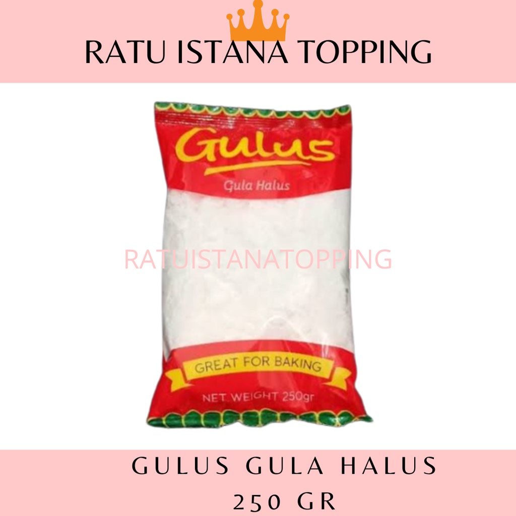

GULUS GULA HALUS 250 GR GULA TEPUNG