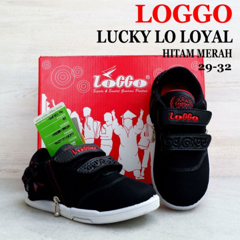 Sepatu LOGGO Size 29-32 - LUCKY LO LOYAL - LUCKY LO LEWIS - LUCKY LO OMAN - LUCKY LO LUCAS - LUCKY L