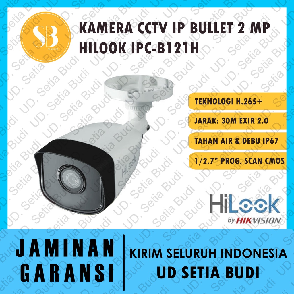 Kamera CCTV IP Outdoor 2 MP Hilook IPC-B121H