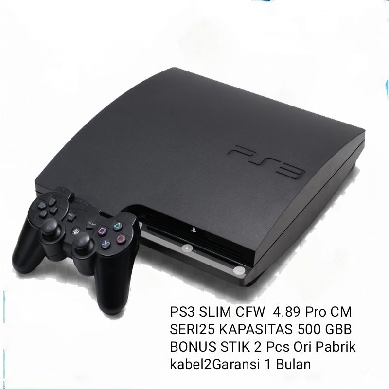 PS3 slim seri 21 hdd 500GB