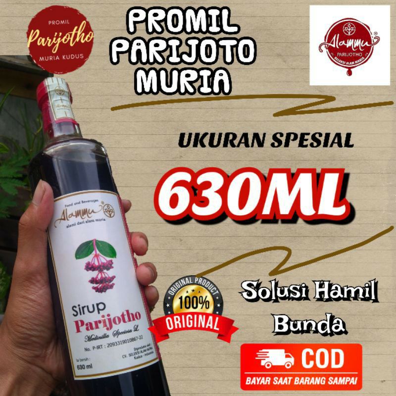 

Sirup Parijoto Promil Dan Bumil 630 ML Free Testpack