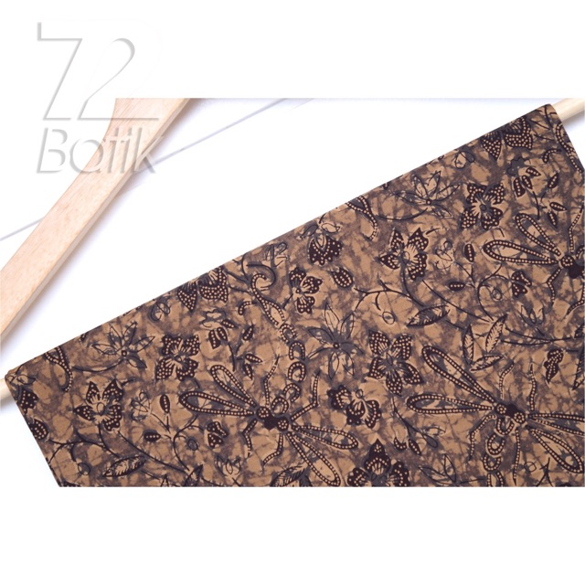 KAIN BATIK KATUN Premium Motif Capung Warna Cream Crem Krem Kream 726390 Cap 72 Jarik Jarit Samping Kebat Panjang Batik Katun Modern Premium Bahan Seragam Batik Pernikahan Kantor Keluarga Murah Kamen Jadi Batik Bali Lembaran