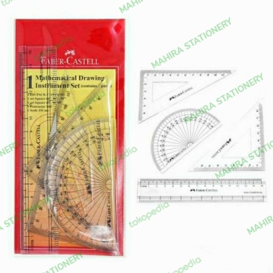 

Cuci Gudang Matemathical Drawing Instrument Set - Faber Castell Terbatas