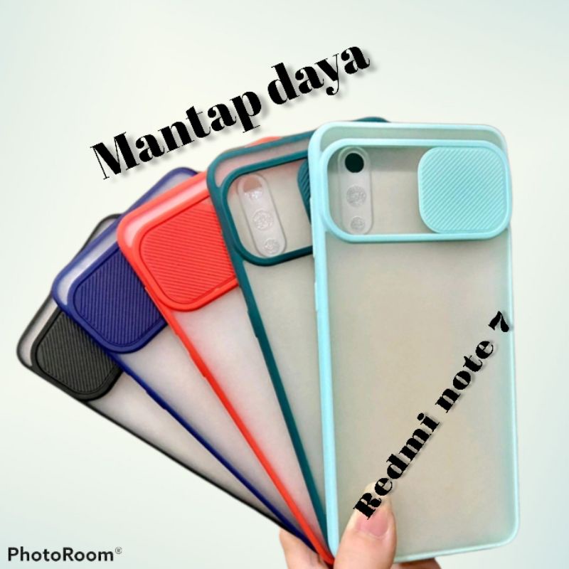 case sliding Xiaomi  Redmi note 7/pelindung kamera tanpa tali