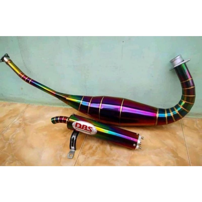 Knalpot Racing DBS Kolong Ninja S Ss R Rr Pelangi