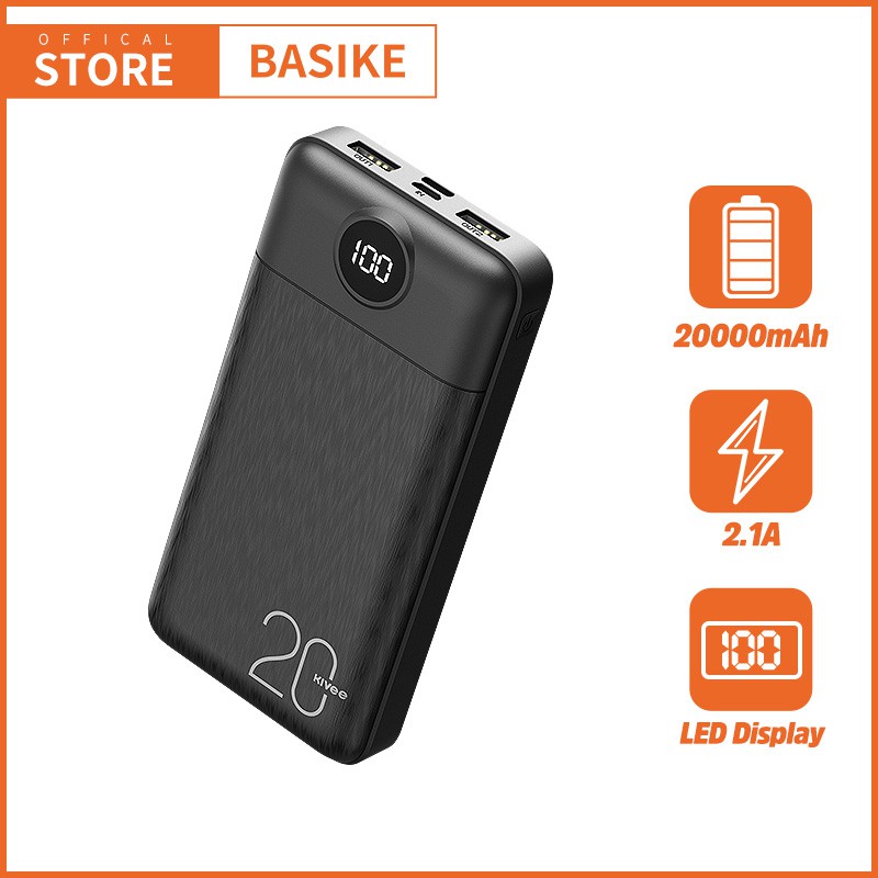 PowerBank 20000mah 10000mah Fast Charging Power Bank Dual Input Port Type C & Micro USB Original Quick Charger Real Capacity mini murah Iphone 13 mini pro max 11 10 8 7 6 xiaomi Samsung Oppo Vivo  iphone xr x hp Realme Redmi infinix Ipad Batteries Ga-PT126- MAX Hitam