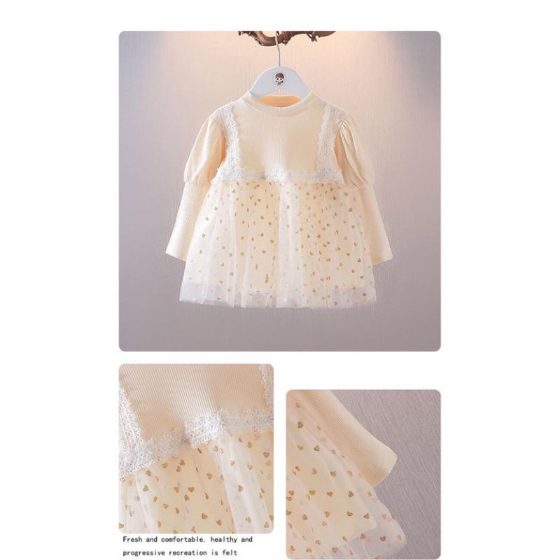 IMPORT Premium Dress Anak Bayi Perempuan Pesta Lucu 6 7 8 9 10 11 12 Bulan 1 2 3 Tahun-7