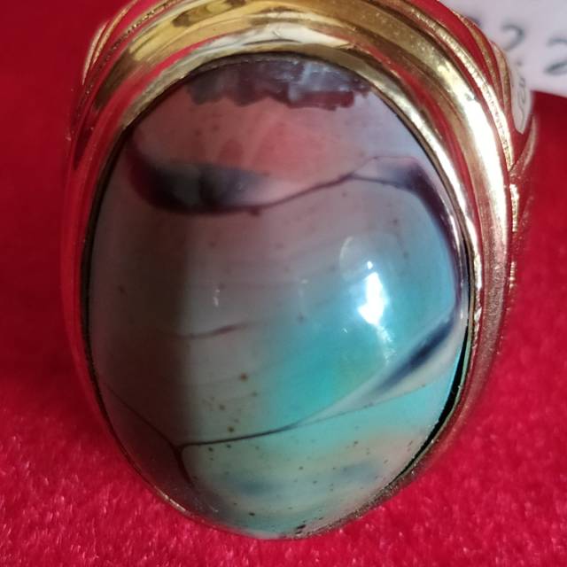 Natural rubah pelangi ring 7 titanium